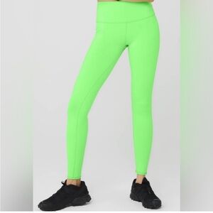 ALO Yoga Vibrant Green Kids Leggings